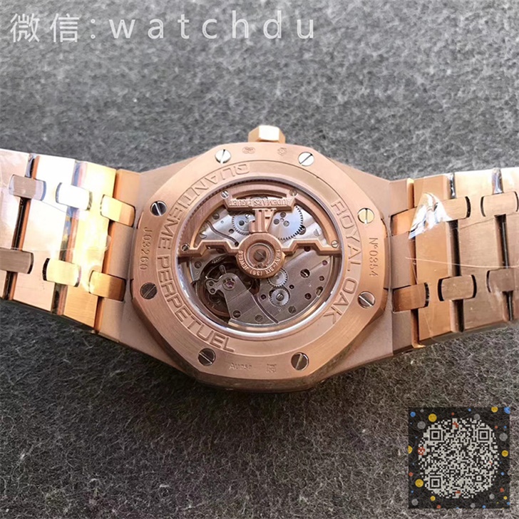 【JF厂】爱彼皇家橡树26574玫瑰金男士自动机械一比一多功能复刻手表
