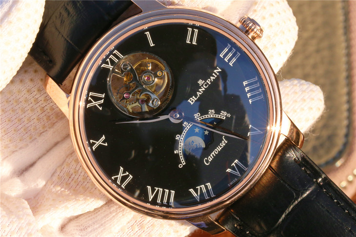 宝珀经典系列6622L自动真陀飞轮月相精仿手表