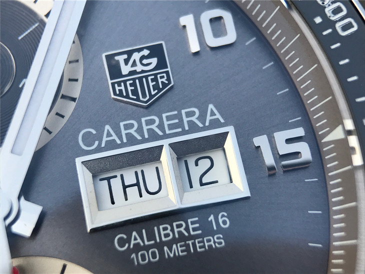 V6泰格豪雅卡莱拉系列赛车自动机械计时精仿手表